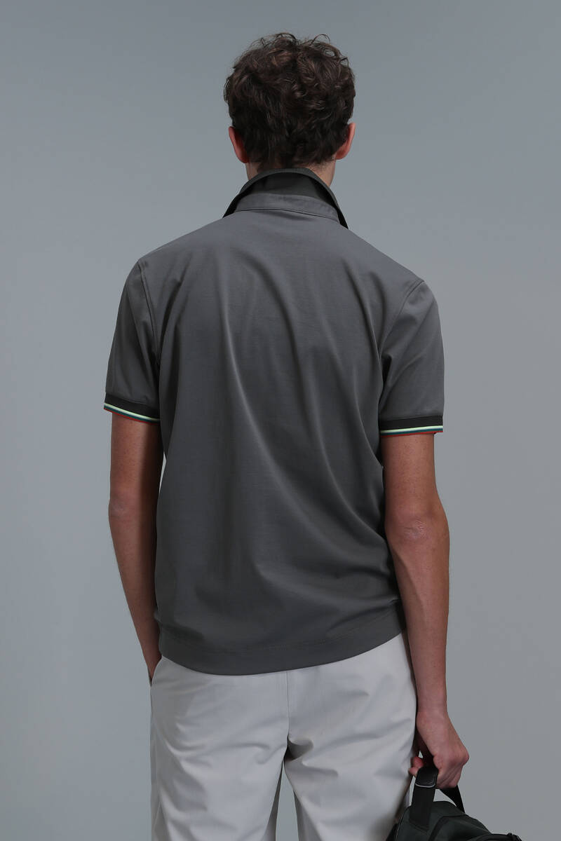 Warm Smart Men's Polo T-Shirt Green - 6