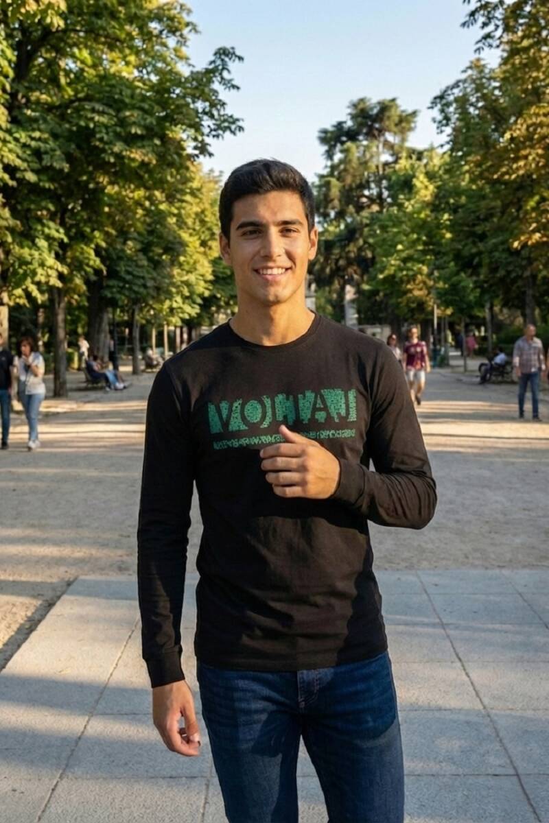 Welsh Men's Long Sleeve T-Shirt Black - 2