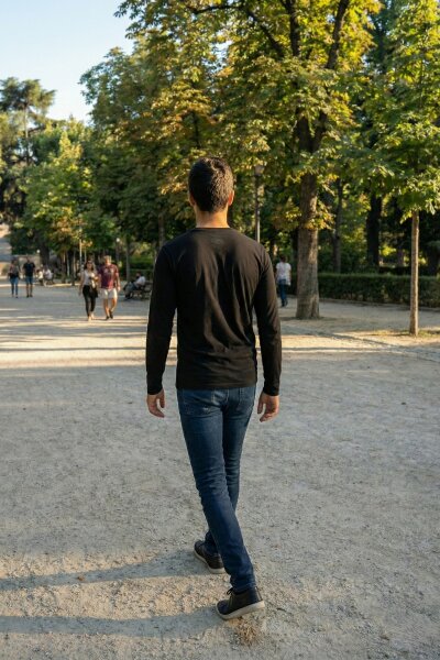 Welsh Men's Long Sleeve T-Shirt Black - 7