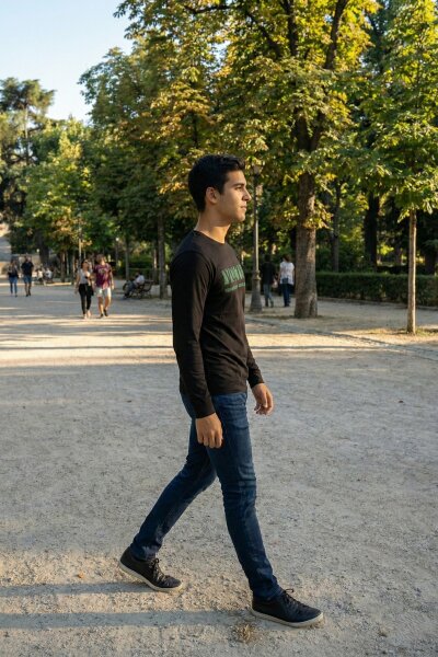 Welsh Men's Long Sleeve T-Shirt Black - 6