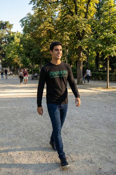 Welsh Men's Long Sleeve T-Shirt Black - 5