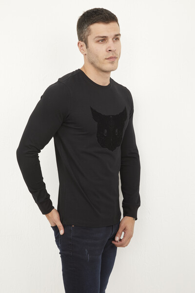 West Men's Long Sleeve T-Shirt Black 