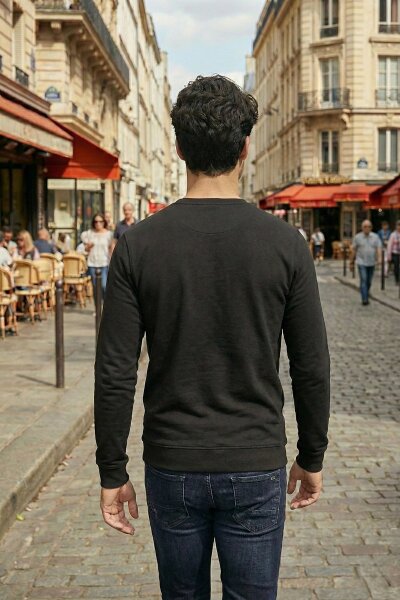 West Men's Long Sleeve T-Shirt Black - 6