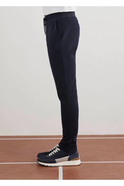 Worky Lacivert Renk Örme Kumaşdan Jogger Pantolon - 3
