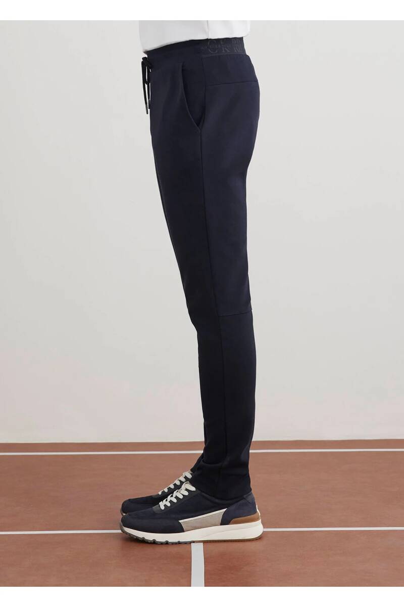Worky Lacivert Renk Örme Kumaşdan Jogger Pantolon - 3