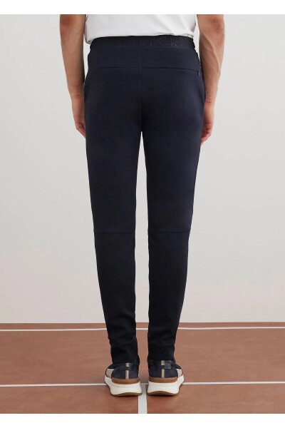Worky Lacivert Renk Örme Kumaşdan Jogger Pantolon - 4