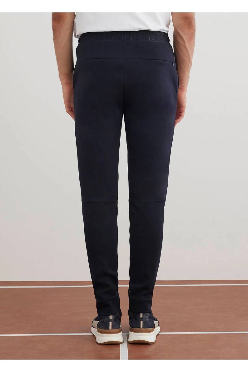 Worky Lacivert Renk Örme Kumaşdan Jogger Pantolon - 4