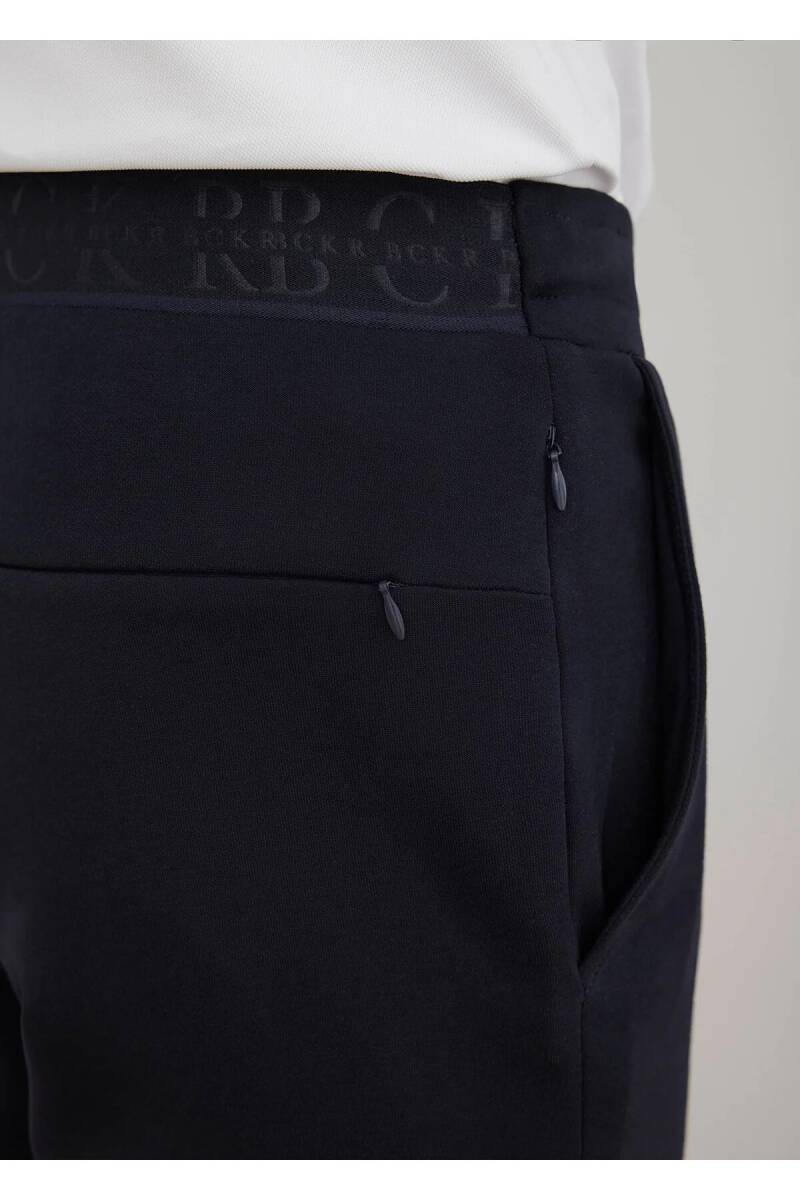 Worky Lacivert Renk Örme Kumaşdan Jogger Pantolon - 5
