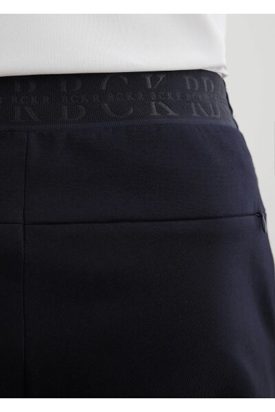 Worky Lacivert Renk Örme Kumaşdan Jogger Pantolon - 6