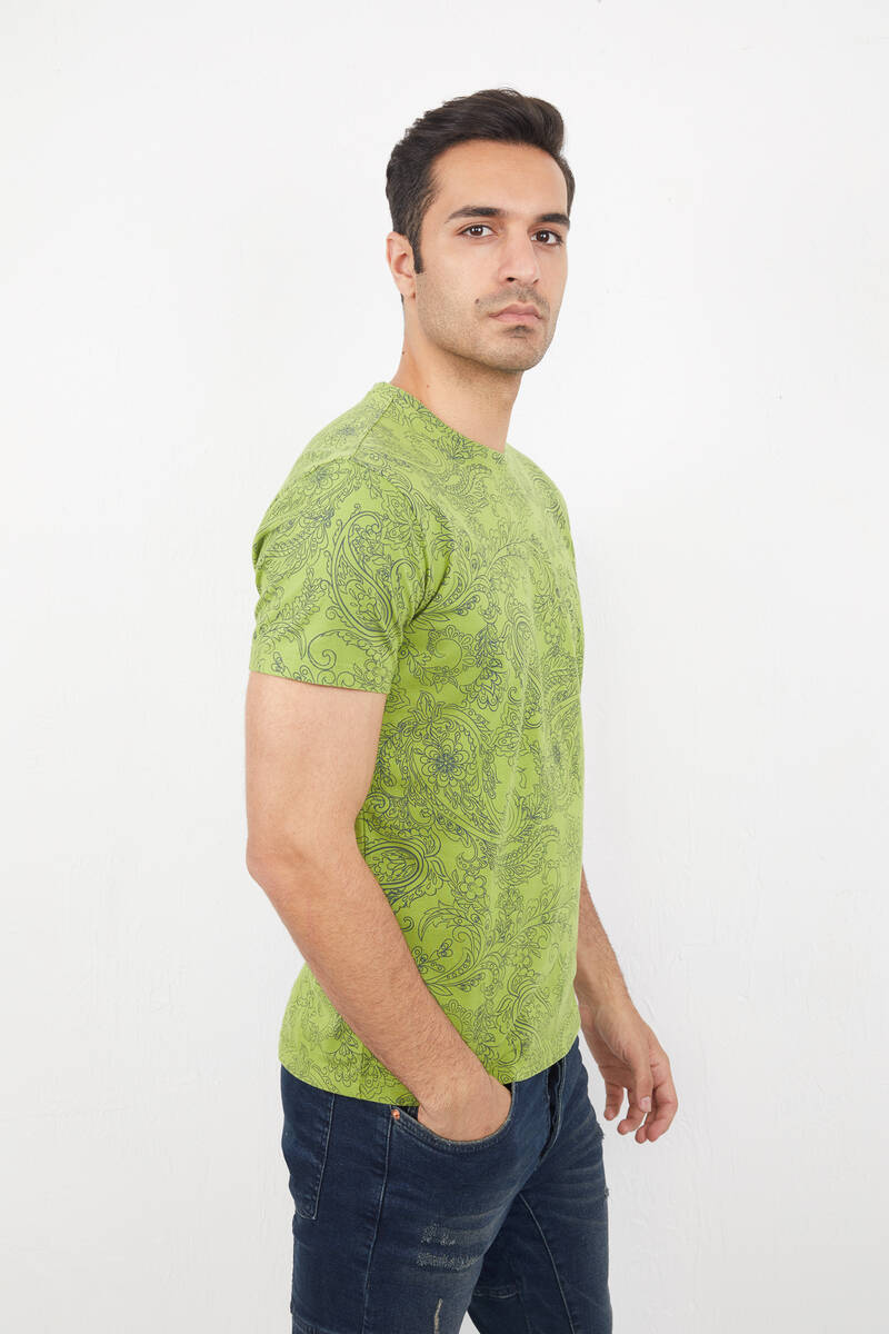 Wrap Erkek Tişört Yeşil - 2