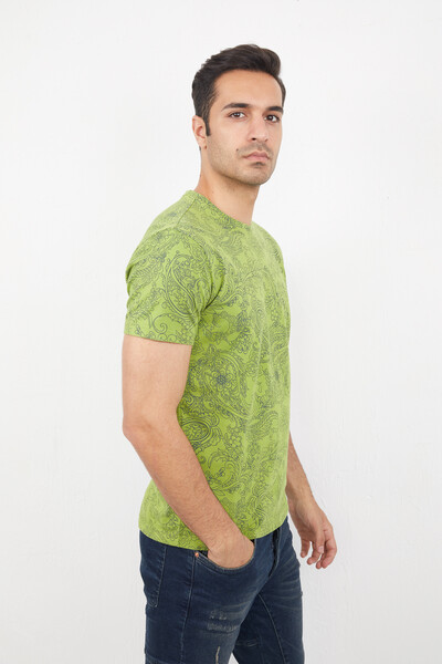 Wrap Men's T-Shirt Green - 2