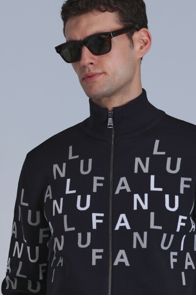 Writer Men's Cardigan Black - 3