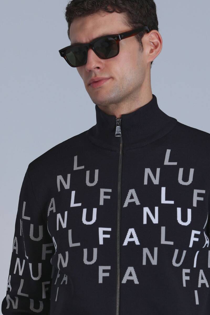 Writer Men's Cardigan Black - 3