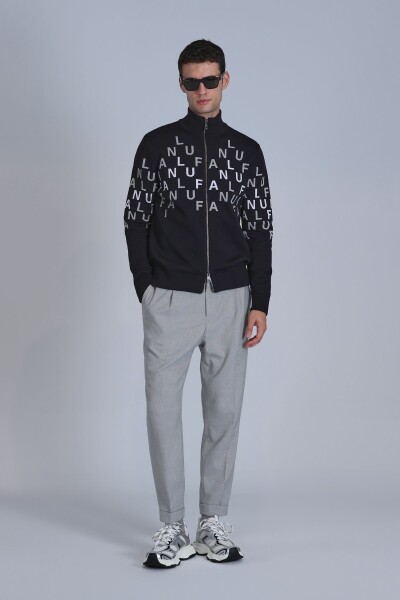 Writer Men's Cardigan Black - 4