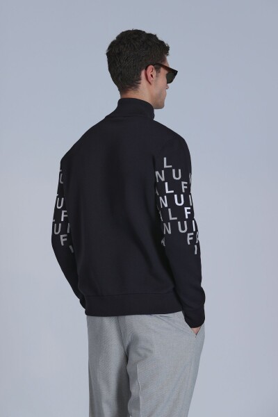 Writer Men's Cardigan Black - 6