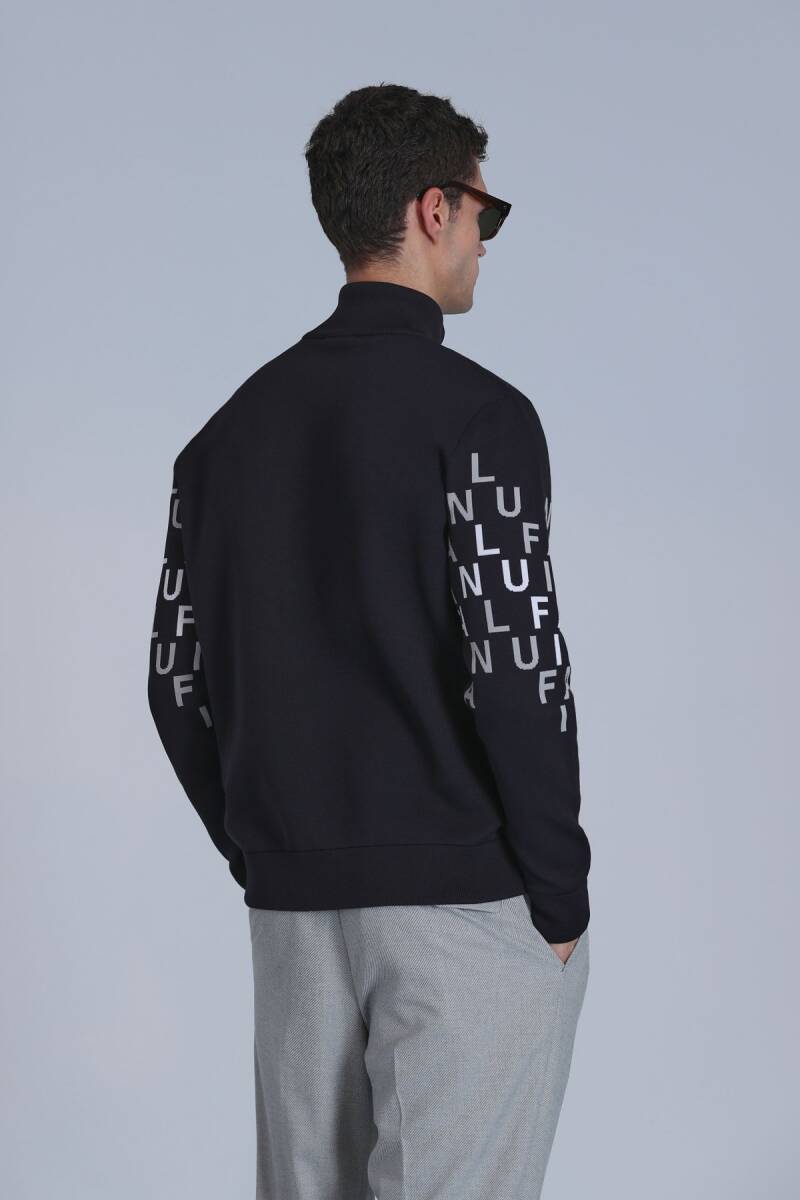 Writer Men's Cardigan Black - 6