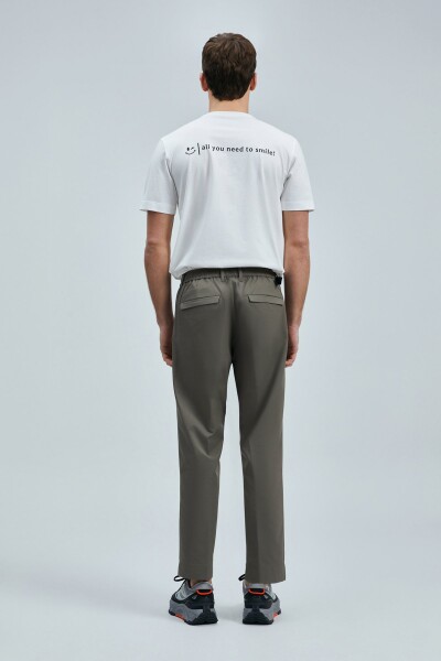 Zany Modern Grafik T- Shirt Beyaz - 6